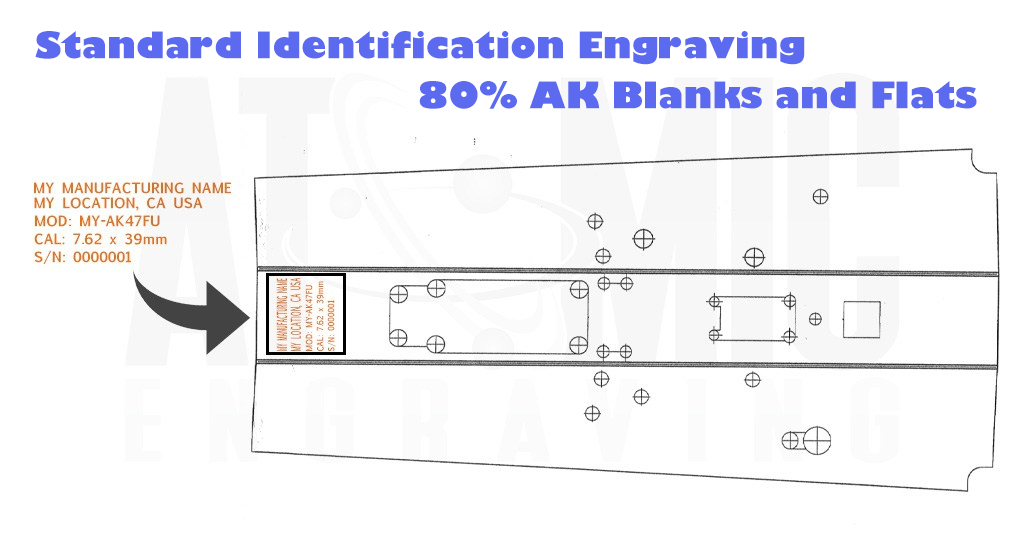AK Engraving services for 80% flat or Blank