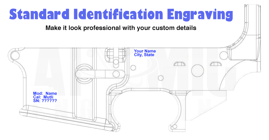 AR15 80% Identification Engraving