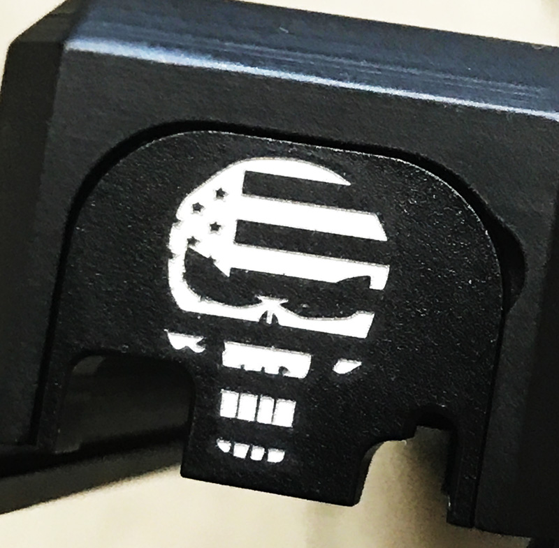 Glock Slide End Plate Custom Engraved