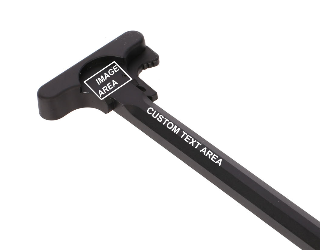 Laser Engraved Custom Charging Handle AR15