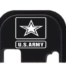 Army Engraved Glock Slide End Plate
