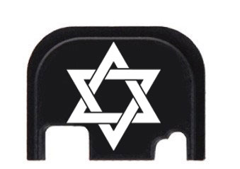 Star of David glock slide cover plate