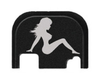 Trucker Girl glock cover plate