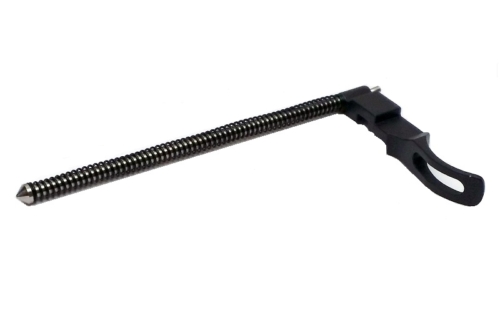 Custom Skeletonized Ruger 10/22 Extended Charging Handle - Parkerized Black - Image 3